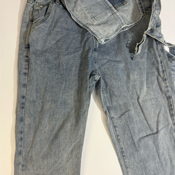 Denim Overalls with Adjustable Straps - Picture 4 of 12